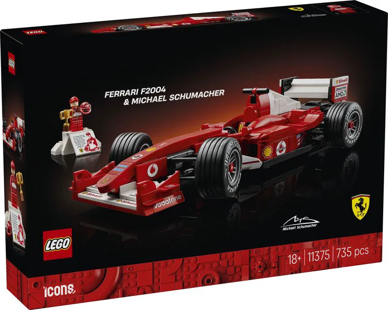 LEGO® Icons Ferrari F2004 & Michael Schumacher (11375)