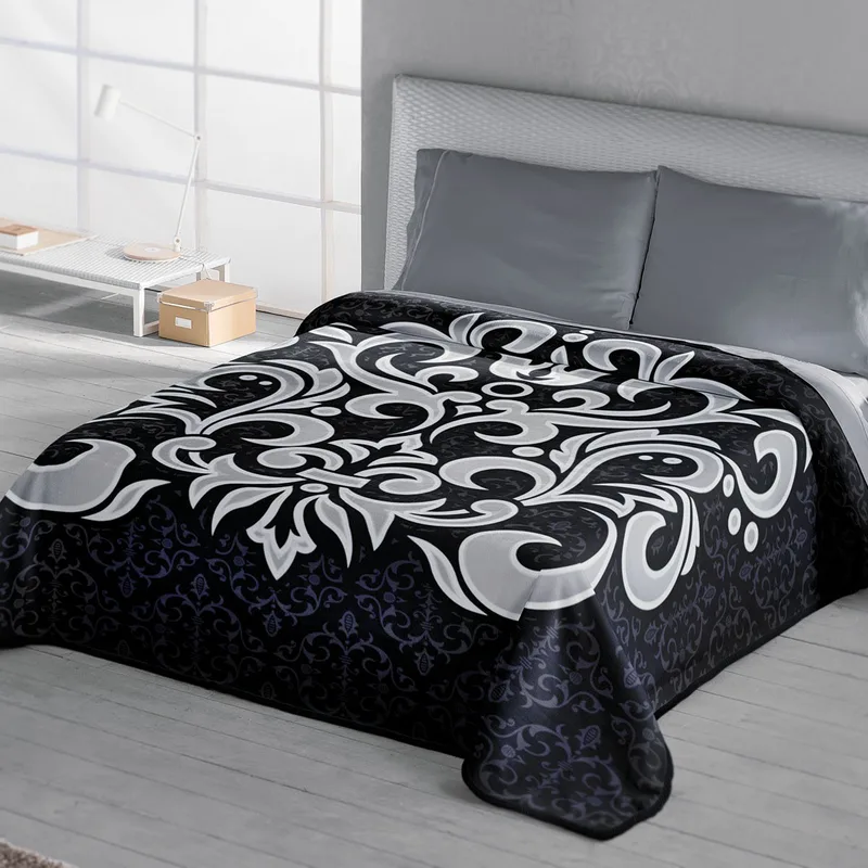 Κουβέρτα Ισπανίας Υπερδιπλη 220Χ240 Belpla Ster 289 Black