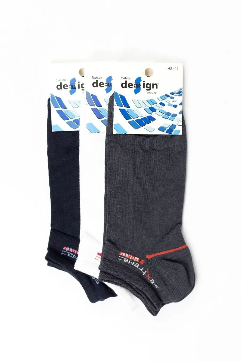 Ανδρικά βαμβακερά σοσόνια EXTREME II 3 ζευγάρια Design 36513 Πολύχρωμο