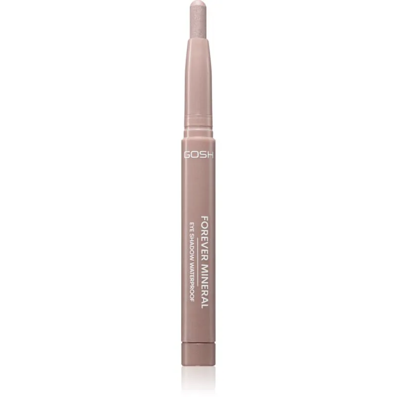 GOSH COPENHAGEN Forever Mineral Shimmer αστραφτερές σκιές ματιών σε μολύβι απόχρωση 007 Silver Rose 1.4 γρ