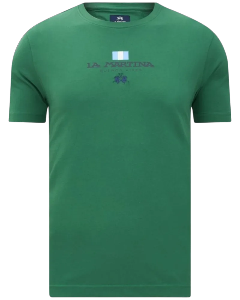La Martina Ανδρικό T-Shirt MCR304JS388-03049 Πράσινο