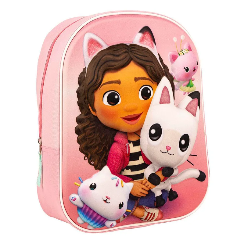 Παιδική Τσάντα Πλάτης 3D GABBY´S DOLLHOUSE 2100004583 Ροζ