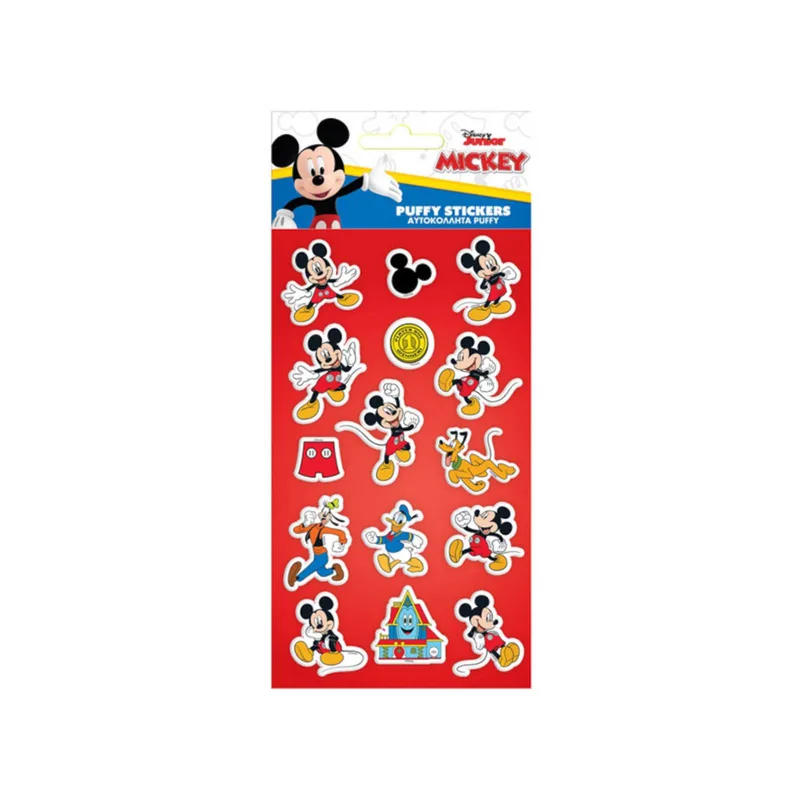 Αυτοκόλλητα Puffy Stickers Disney Mickey 10X22cm 0564551