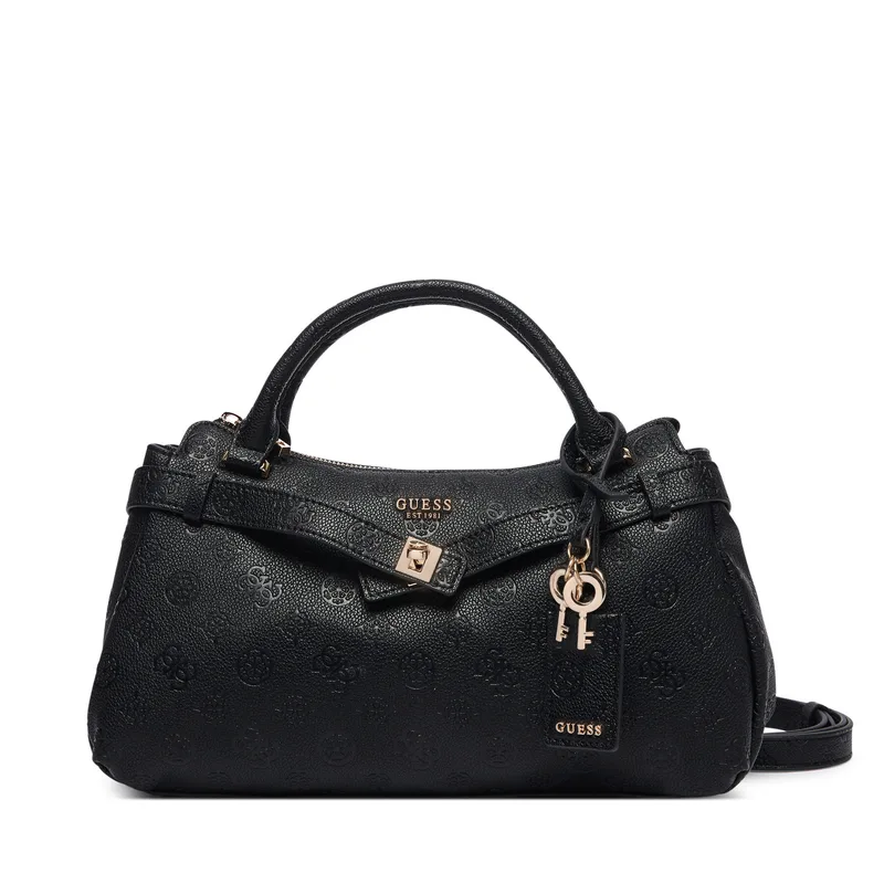 Τσάντα Guess Ella Logo HWPD97 46050 Μαύρο