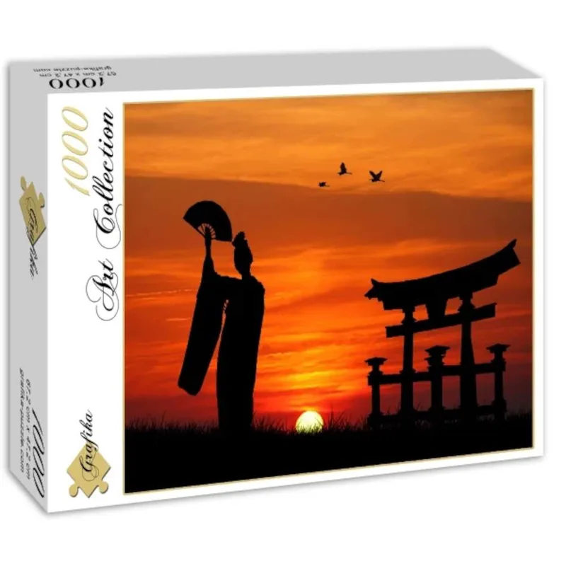 Grafika-T-02257-Geishas au Soleil Couchant-Puzzle 1000 pieces