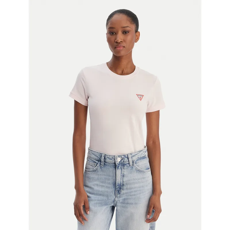 Guess T-Shirt W2YI44 J1314 Ροζ Regular Fit
