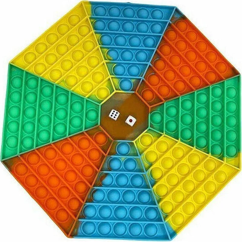 POP IT ΕΠΙΤΡΑΠΕΖΙΟ 8 ΠΑΙΧΤΕΣ ΓΙΓΑΣ 40CM*40CM
