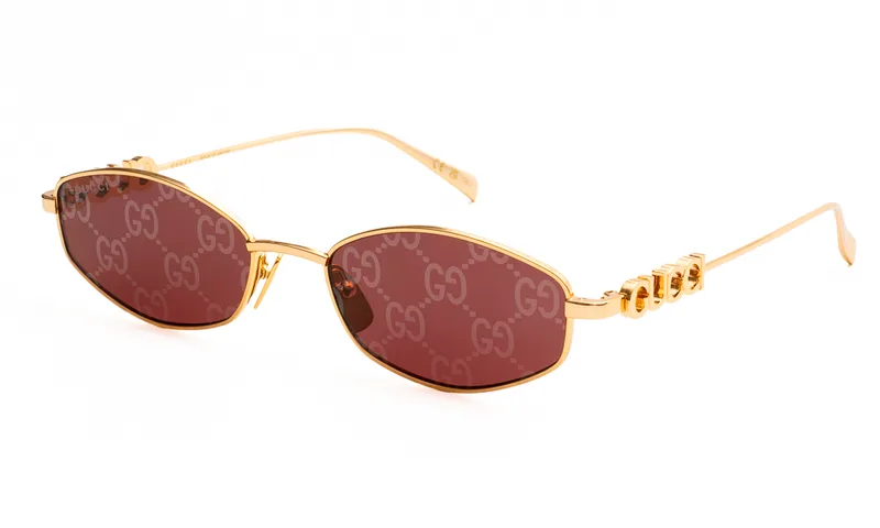 GUCCI ΓΥΑΛΙΑ ΗΛΙΟΥ GUCCI 1802S 002 5518 1802S Χρυσό