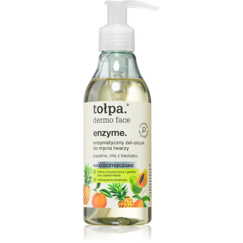 Tołpa Dermo Face Enzyme καθαριστικό ελαιώδες τζελ για το πρόσωπο 195 ml