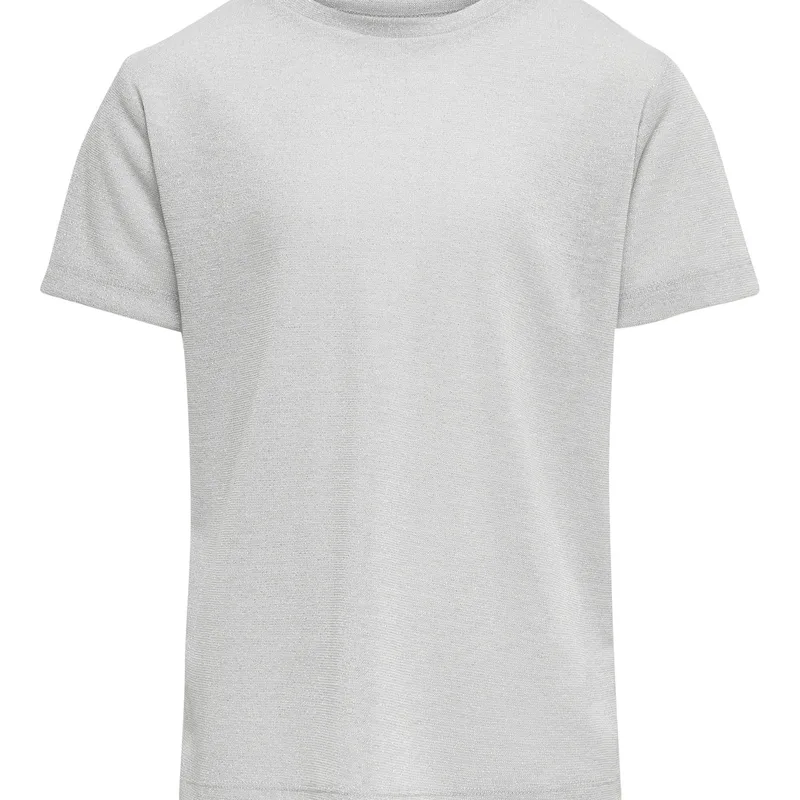 T-shirt με κοντά μανίκια Only KONSILVERY