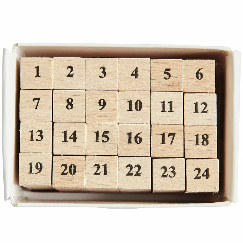 Mini Στάμπες Σετ Αριθμών 1-24