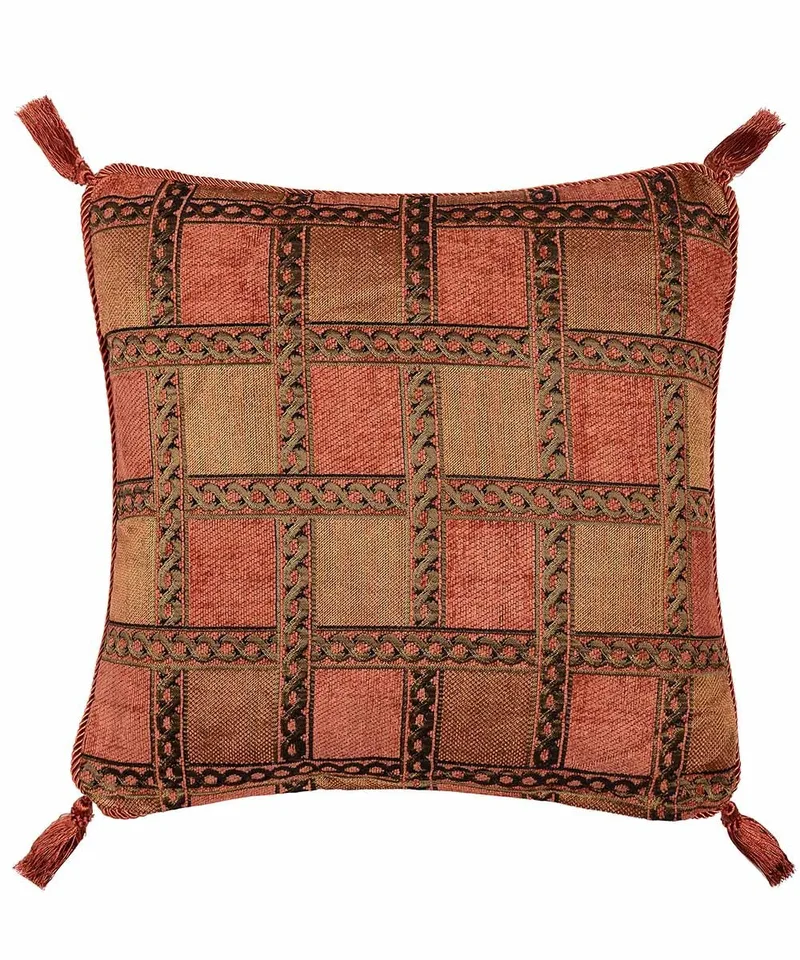 Μαξιλαροθήκη Διακόσμησης Silk Fashion 501 Κεραμιδί 45x45