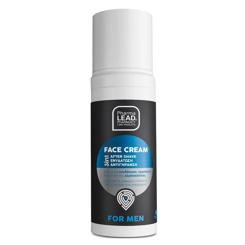 Pharmalead 3in1 Face Cream for Men Αντρική Κρέμα Προσώπου για 24ωρη Ενυδάτωση & Προστασία με Λεπτόρρευστη Υφή 50ml