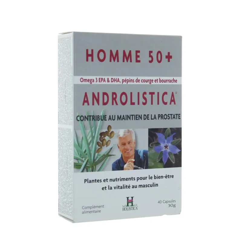 Holistica Prostate Maintenance Men 50+ Androlistica x 40 Capsules