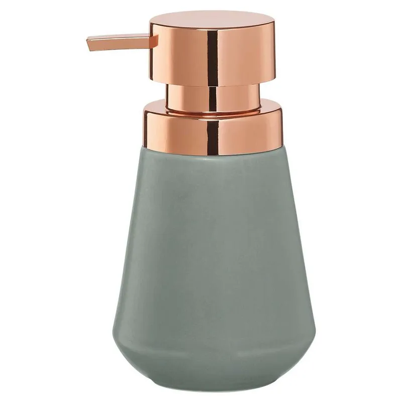 Ντισπένσερ Πορσελάνης 400ml-10x16,5εκ. Conical Green Sealskin 362330234 (Υλικό: Πορσελάνη, Χρώμα: Πράσινο ) - sealskin - sl-362330234