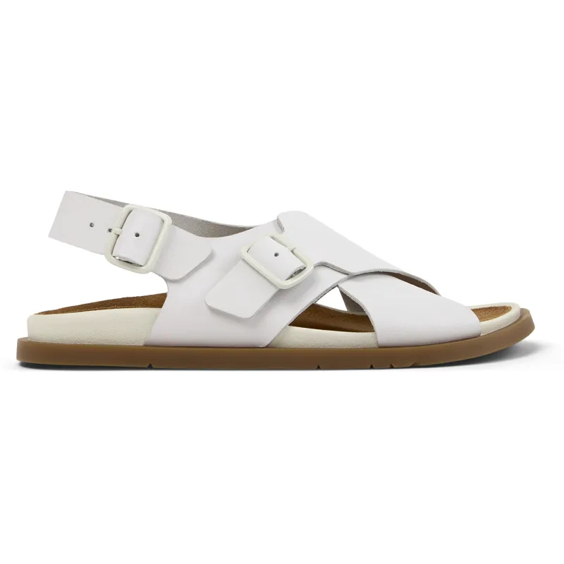 CAMPER Lluc Sandal - Πέδιλα Για Γυναικεία - Λευκό, Μέγεθος 42, Smooth leather