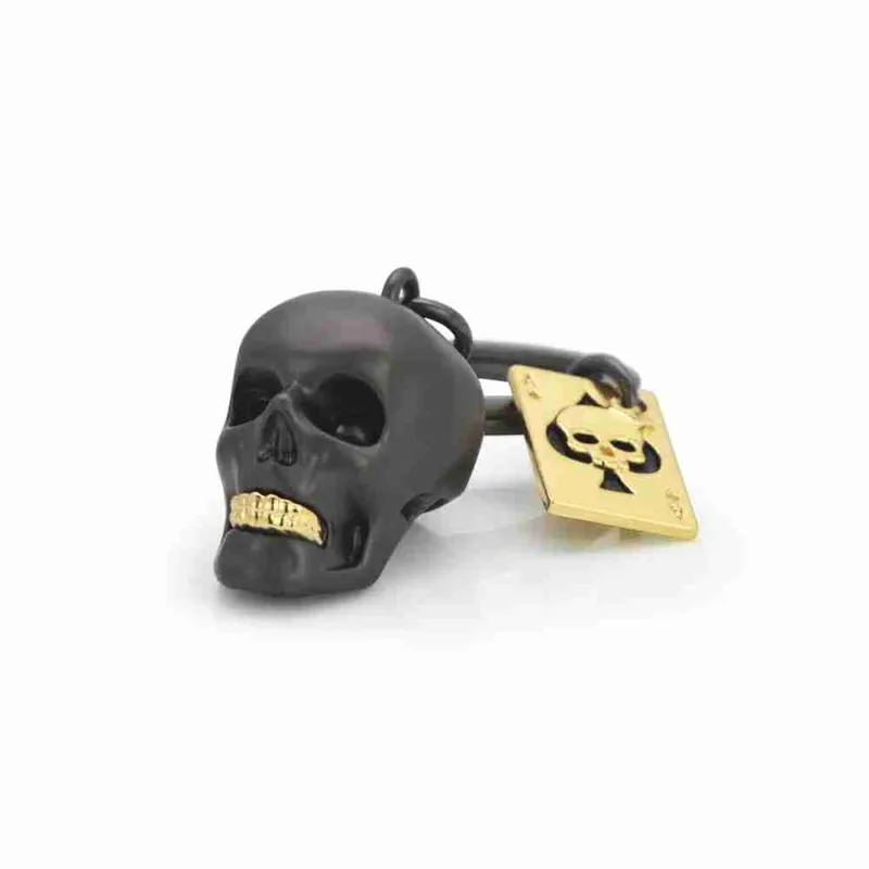 Μπρελόκ Metamorphose MTM137-01 Νεκροκεφαλή Μεταλλικό Μαύρο Black Skull