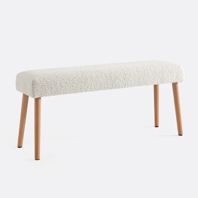 Παγκάκι κρεβατιού από μασίφ ξύλο Jimi Μ30xΠ99xΥ46cm