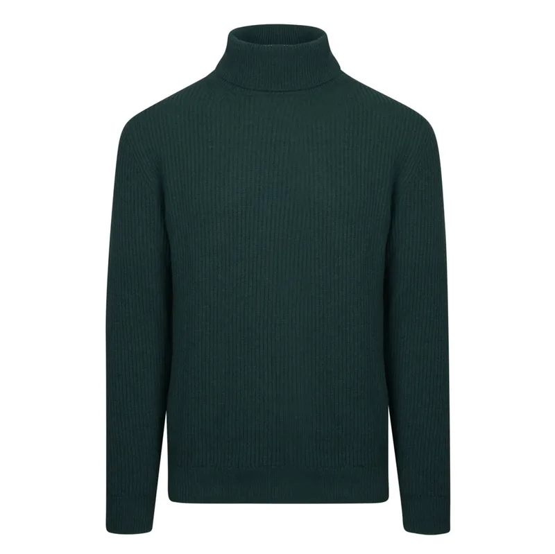 Prince Oliver Πουλόβερ Ζιβάγκο Πράσινο (Modern Fit) New Arrival