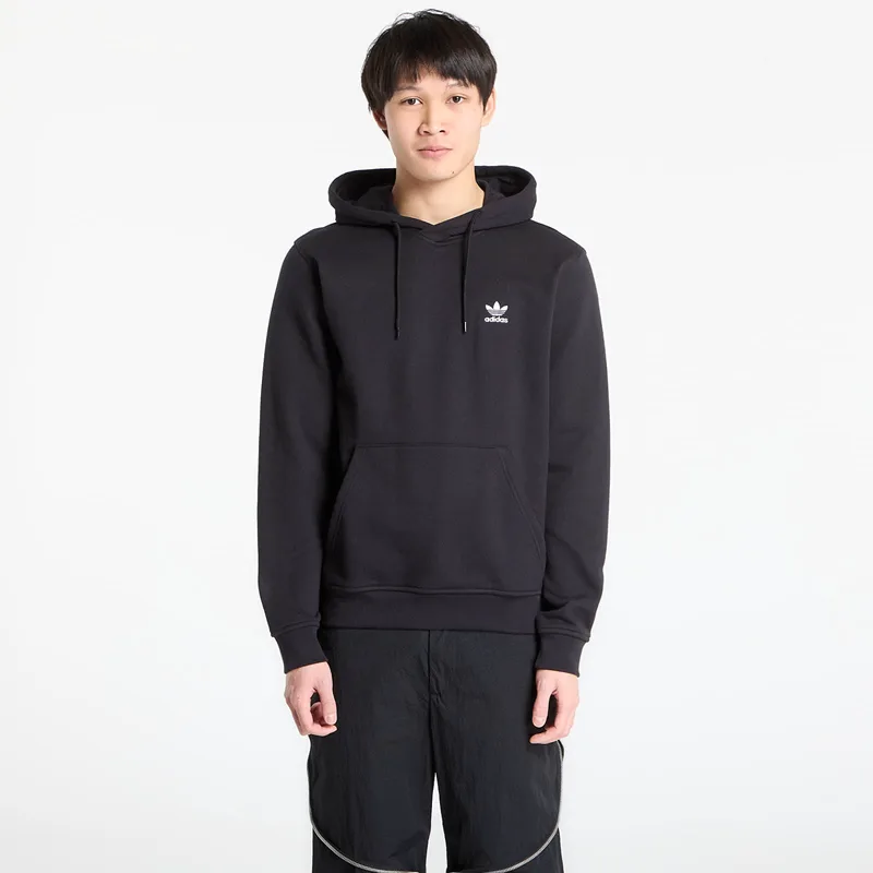 Φούτερ adidas Trefoil Essentials Hoodie French Terry Black XL