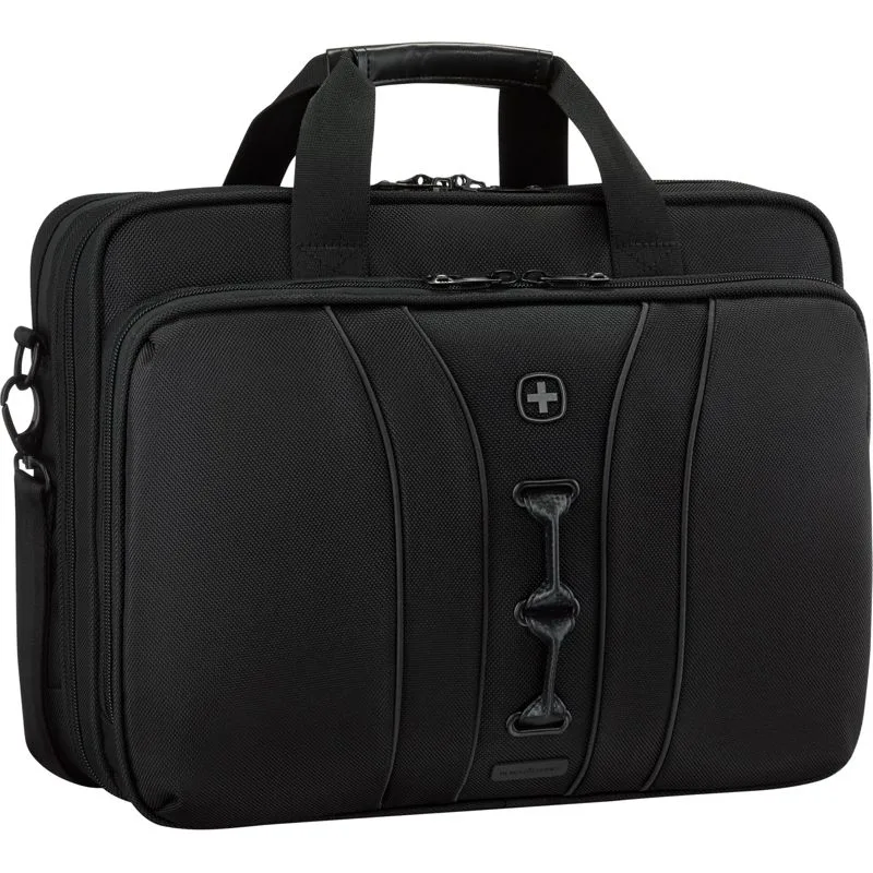 Wenger Legacy Black Series 16-Inch Laptop Briefcase in Black