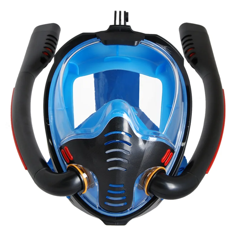 Μάσκα Θαλάσσης Full Face Blue Wave Ray Full Face Μαύρο/Μαύρο S/M 61056