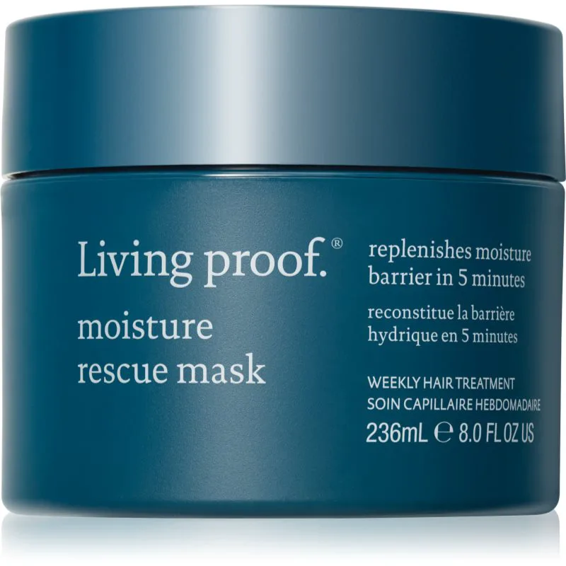Living Proof Moisture Rescue Mask αναγεννητική και ενυδατική μάσκα για τα μαλλιά με θρεπτικό αποτέλεσμα 236 ml