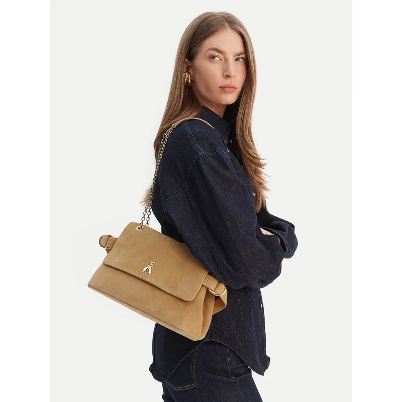 Τσάντα Patrizia Pepe Borsa 8B0306/L152-B880 Μπεζ
