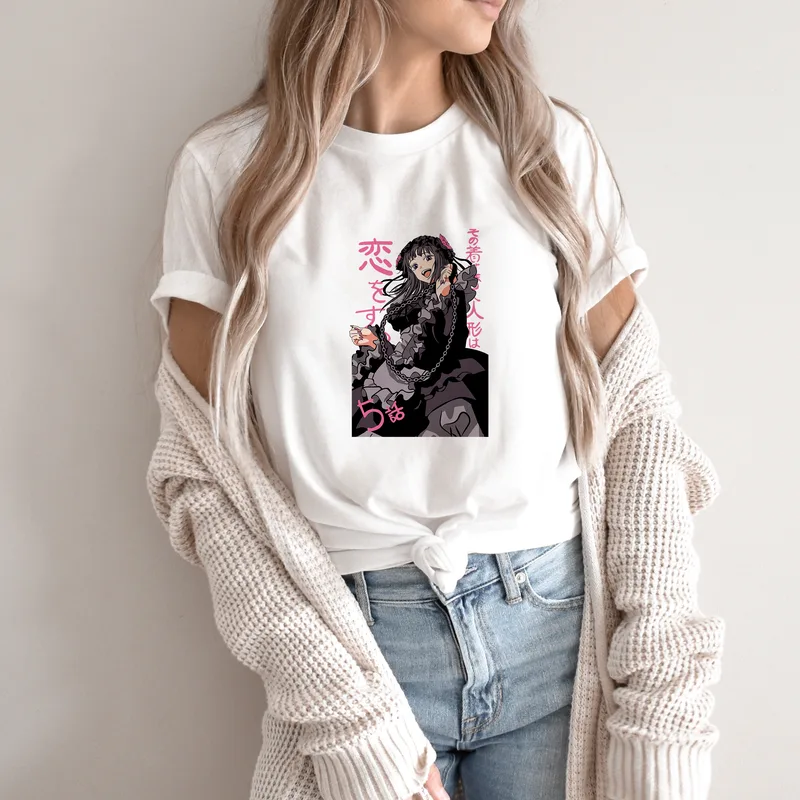 Stella Anime - Organic Vegan T-Shirt Unisex - Λευκό - XL