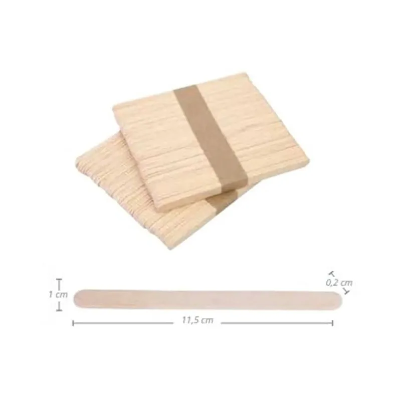 Wooden spatula bag Eurostil 115x110mm Pack of 100 pieces