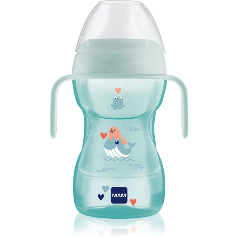 MAM Fun to Drink Cup εκπαιδευτικό κύπελλο Green 270 ml