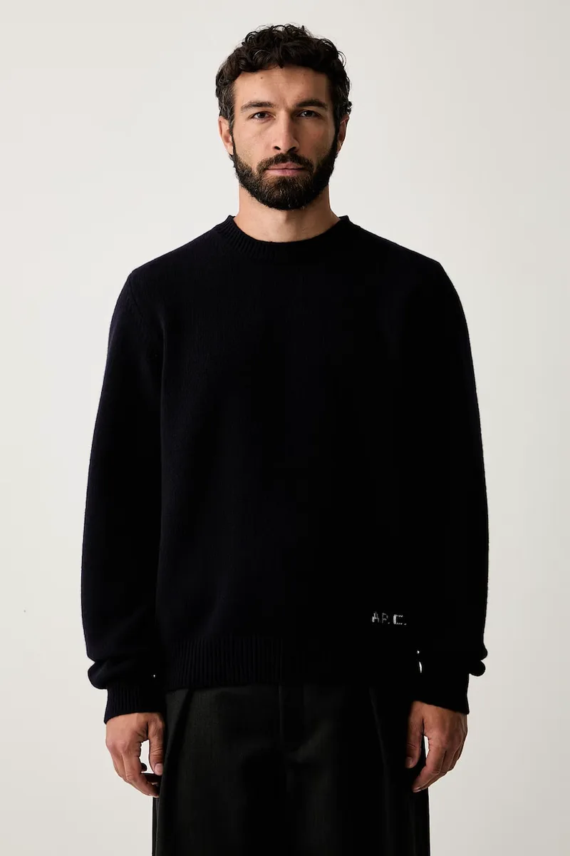 A.P.C. πουλόβερ ανδρικό μάλλινο pull edmond