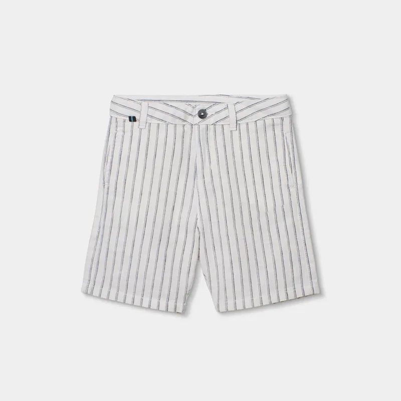 Βερμούδα λινή αγόρι Boboli-853028-9820-White