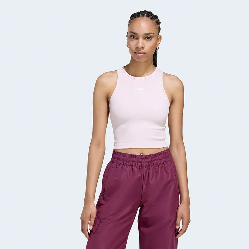 adidas Originals Essentials Γυναικείο Cropped Αμάνικο T-Shirt (9000258764_79436)