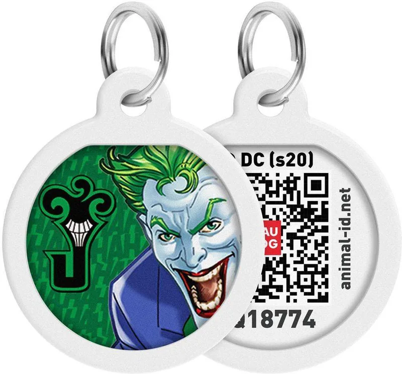 ΤΑΥΤΟΤΗΤΑ WAUDOG METAL PET TAG JOKER GREEN (25MM)