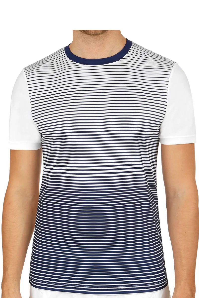 Μπλούζα Κοντομάνικη Wilson Team Striped Crew WRA769703-00 Ανδρικό