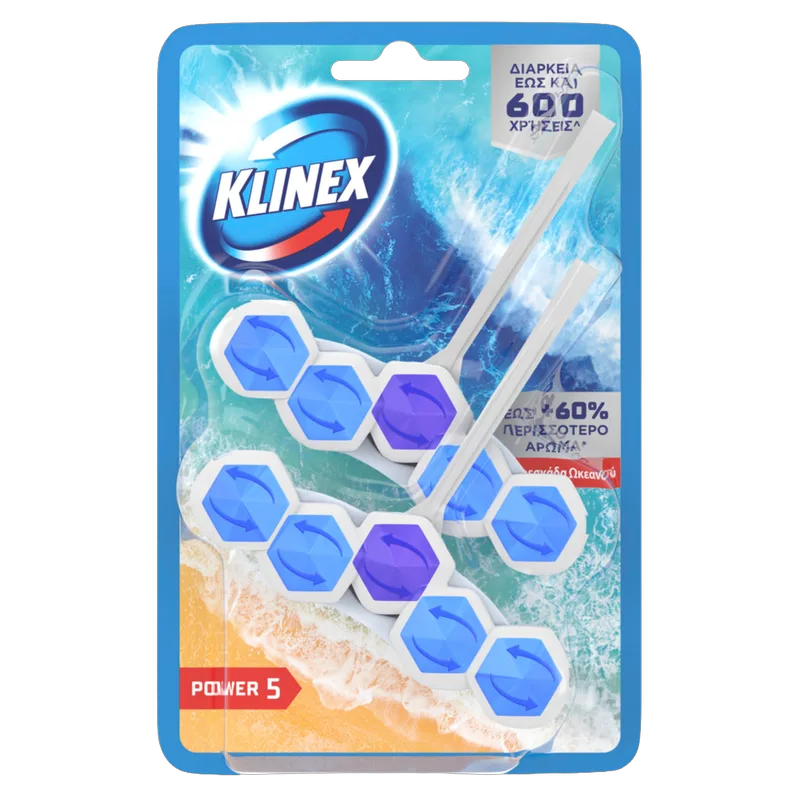Klinex WC Block Power 5 Φρεσκάδα Ωκεανού 50gr