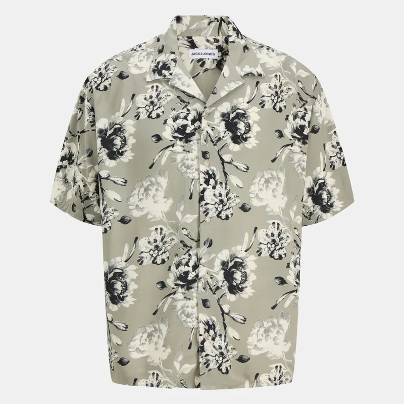 Jack & Jones Jjjeff Monochrome Aop Resort Shirt Ss (9000256035_41901)