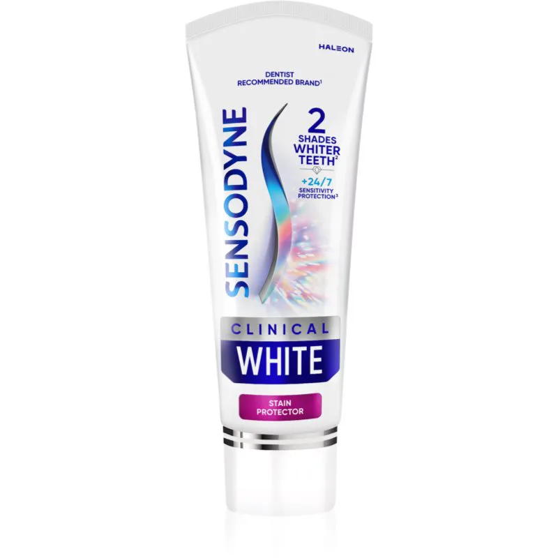 Sensodyne Clinical White Stain Protector λευκαντική οδοντόκρεμα 75 ml