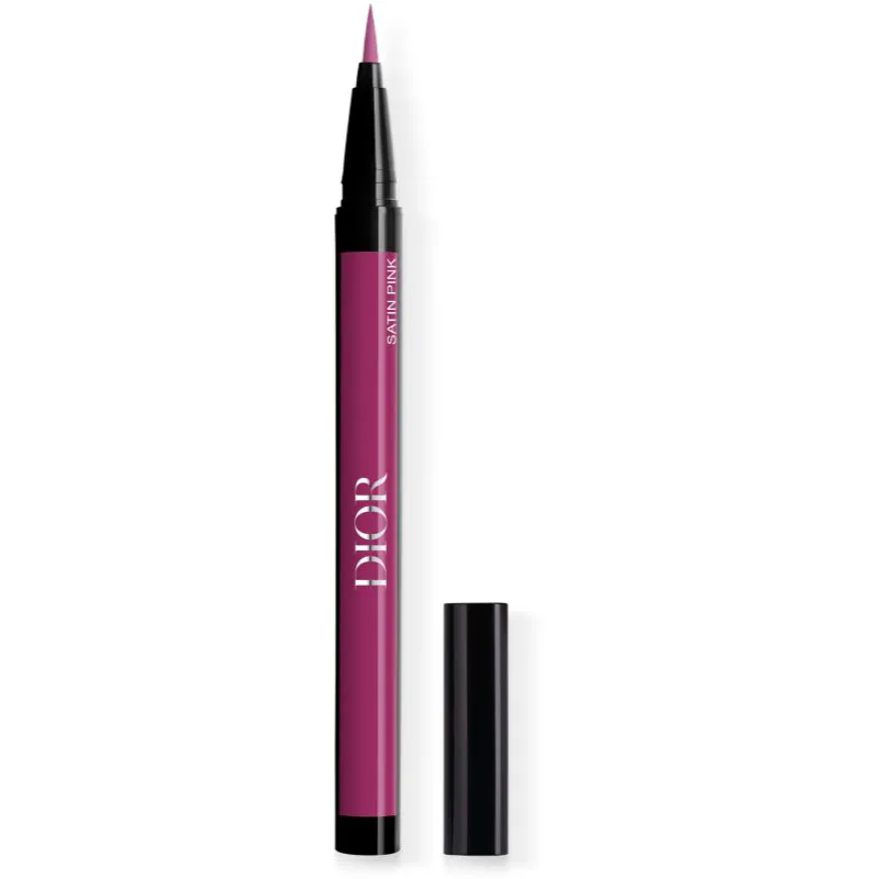 DIOR Diorshow Liquid Liner υγρό λάινερ ματιών σε στυλό αδιάβροχο απόχρωση 861 Satin Ροζ 0.55 ml