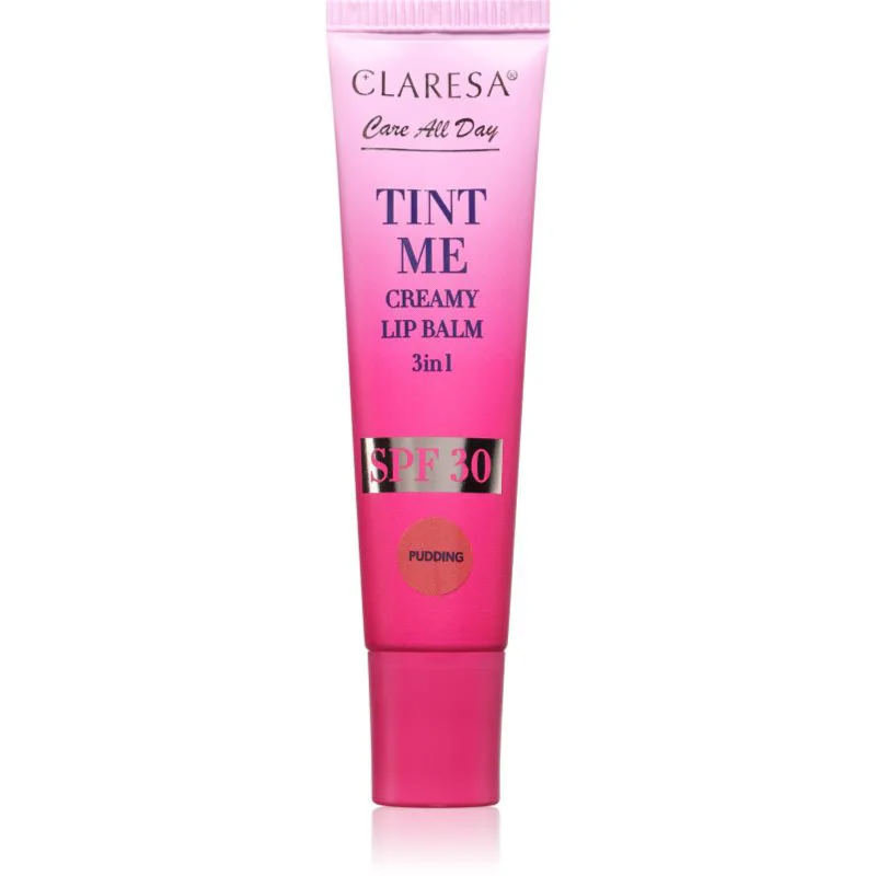 Claresa Tint Me Creamy Lip Balm Βάλσαμο για χείλη με ενυδατικό αποτέλεσμα απόχρωση Pudding 12 ml