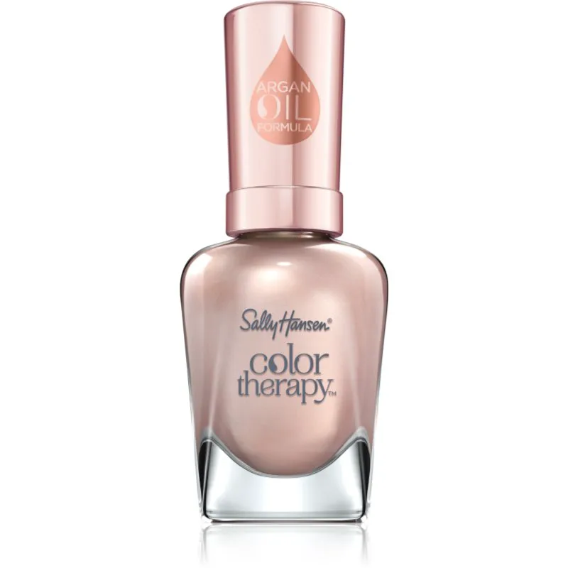 Sally Hansen Color Therapy περιποιητικό βερνίκι νυχιών απόχρωση 200 Powder Room 14.7 ml
