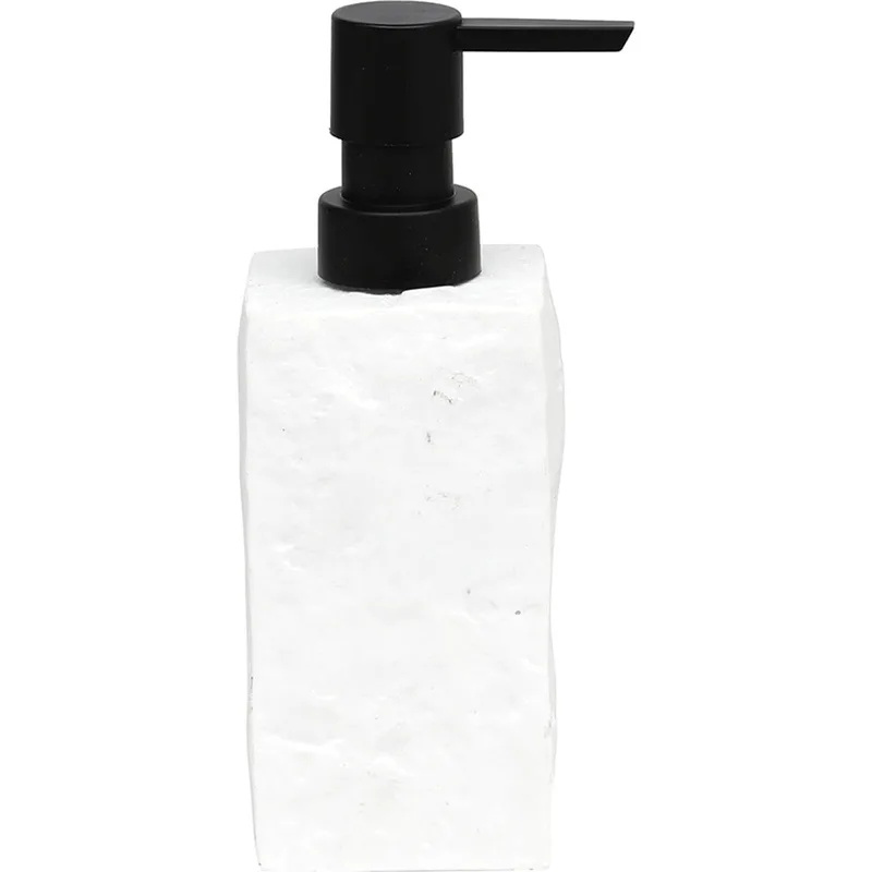 Ντισπένσερ Polyresin Λευκό 7,5x7,5x16,5εκ. MRShome DS-8898L07 (Υλικό: Polyresin, Χρώμα: Λευκό) - sealskin - sl-DS-8898L07