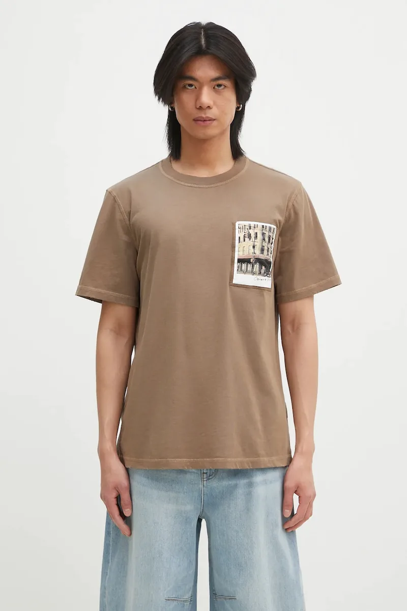 Βαμβακερό μπλουζάκι Helmut Lang Pstcard T Grnwch.Mal