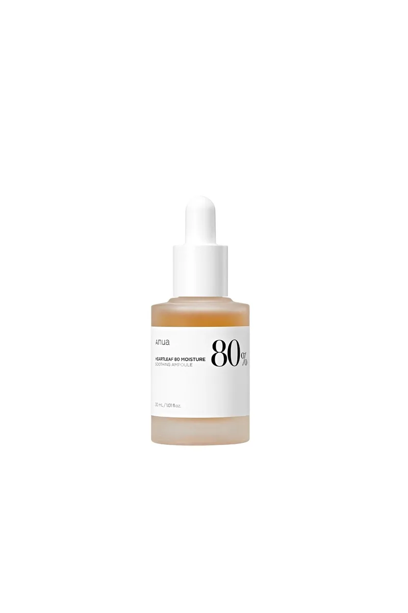 Anua Heartleaf 80% Soothing Ampoule - Ενυδατική Καταπραϋντική Αμπούλα Για Glass Skin 30 ml - 8809640734717