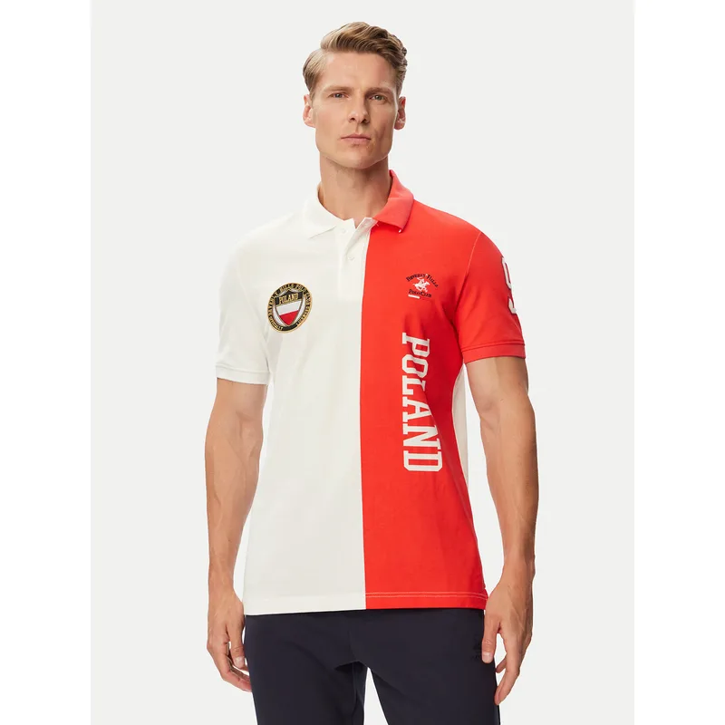 Beverly Hills Polo Club Polo F-SS26M-P0005 Λευκό Regular Fit