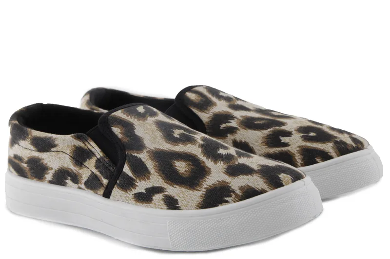 Slip On Qupid Reba REBA-58B-LEOPARD Γυναικείο