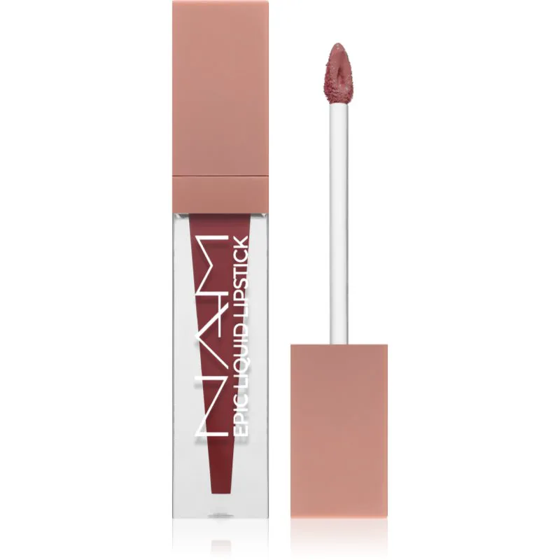 NAM Epic Liquid Lipstick μακράς διαρκείας ρευστό κραγιόν απόχρωση 4 Russian Red 3.5 ml
