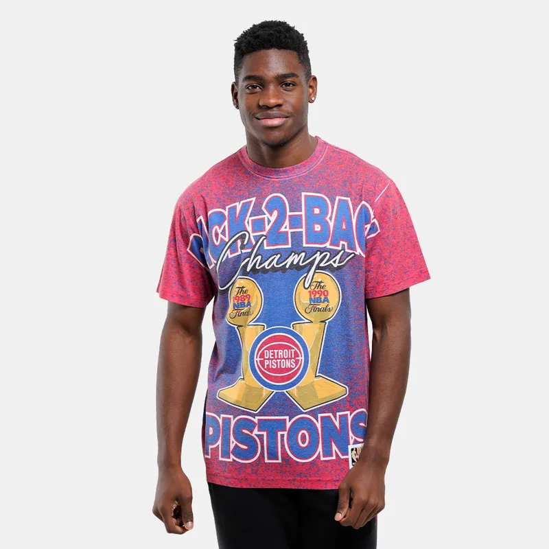 Mitchell & Ness Detroit Pistons Champ City Sublimated Ανδρικό T-shirt (9000178690_69352)
