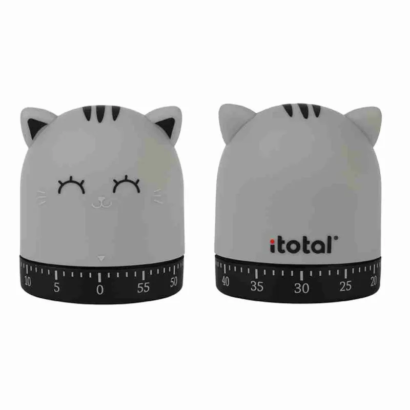 Χρονόμετρο (Kitchen Timer) I-TOTAL XL2537 Grey Cat 6X6X7cm
